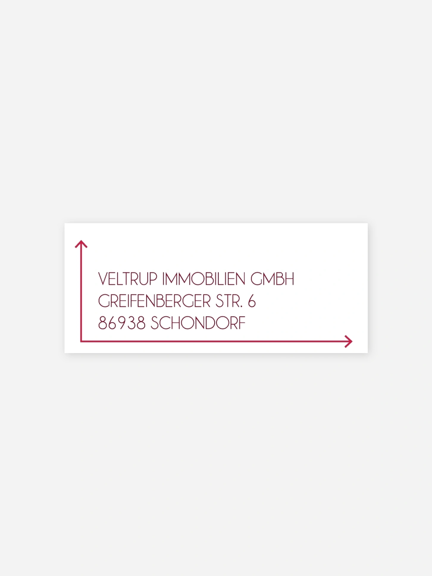 Absenderaufkleber geschäftl. Weihnachten Weihnachtsdiagramm