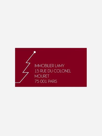 Étiquette destinataire voeux entreprise Diagramme