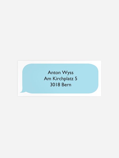 Absenderaufkleber Geburtstag Einladung 2.1