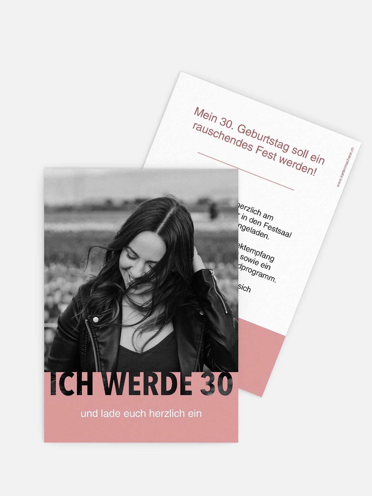 Einladung 30. Geburtstag Simple Lovely