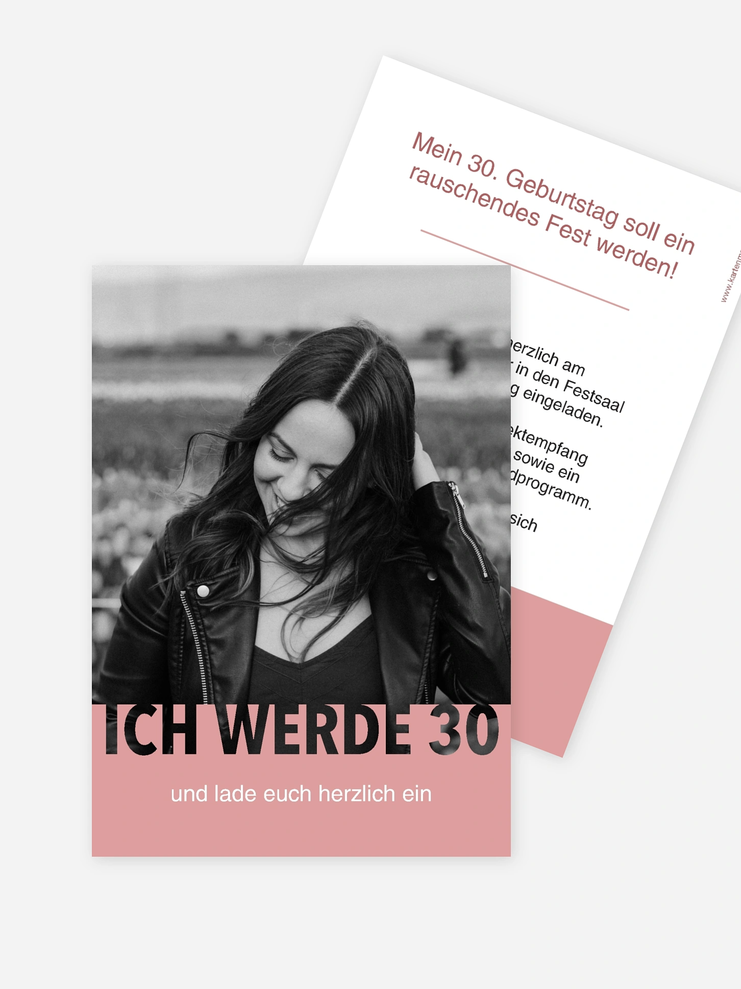 Einladung 30. Geburtstag Simple Lovely