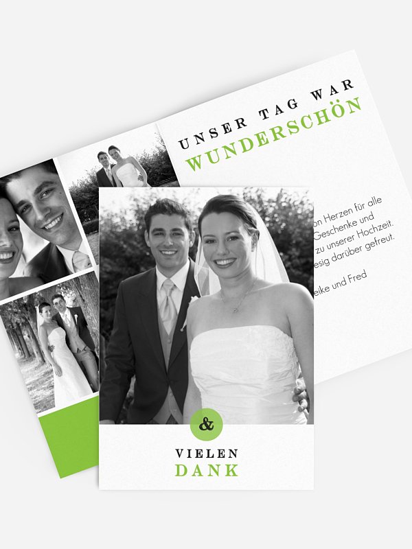 Dankeskarte Hochzeit Zu Zweit