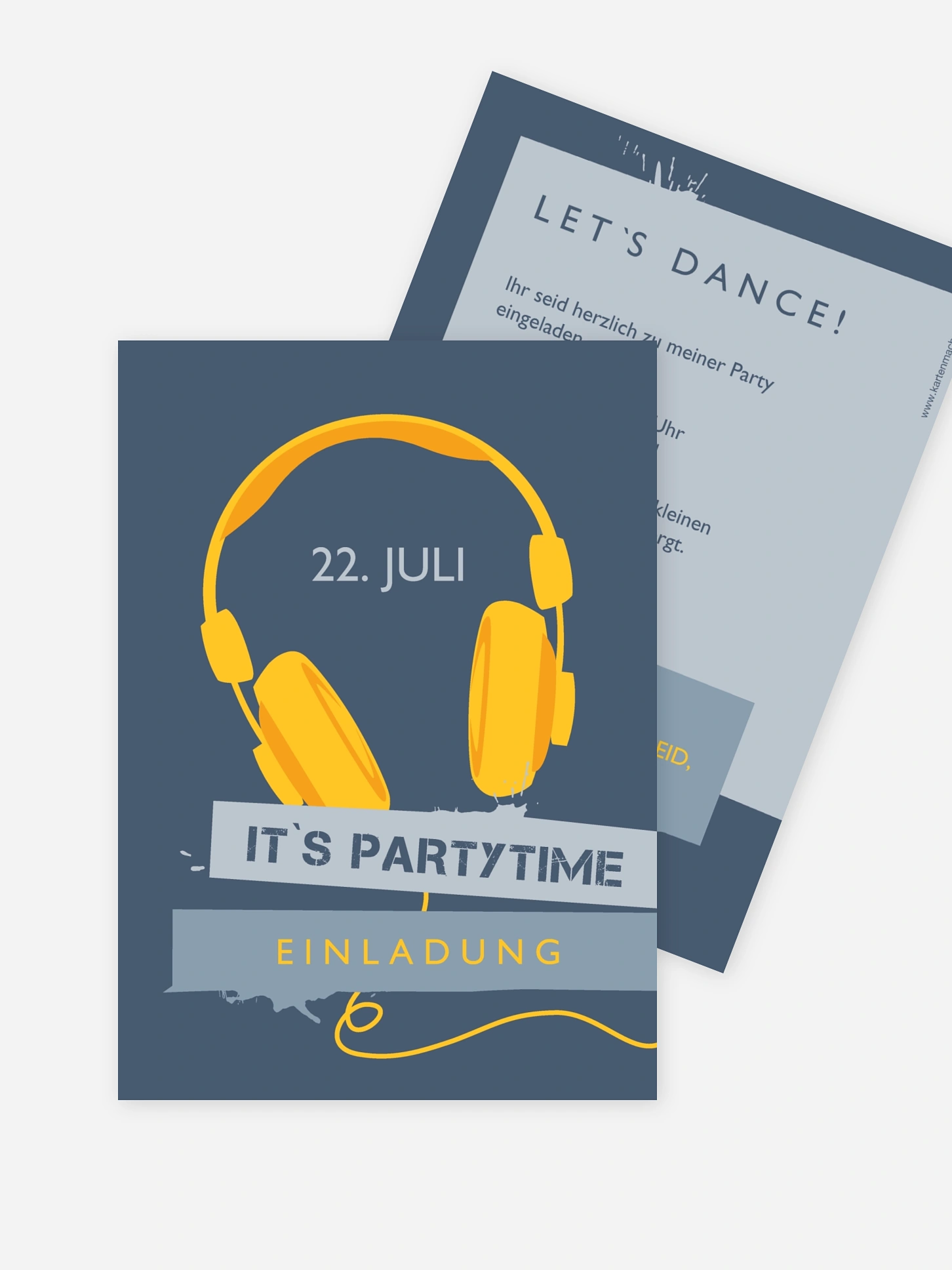 Partyeinladung Big Beats