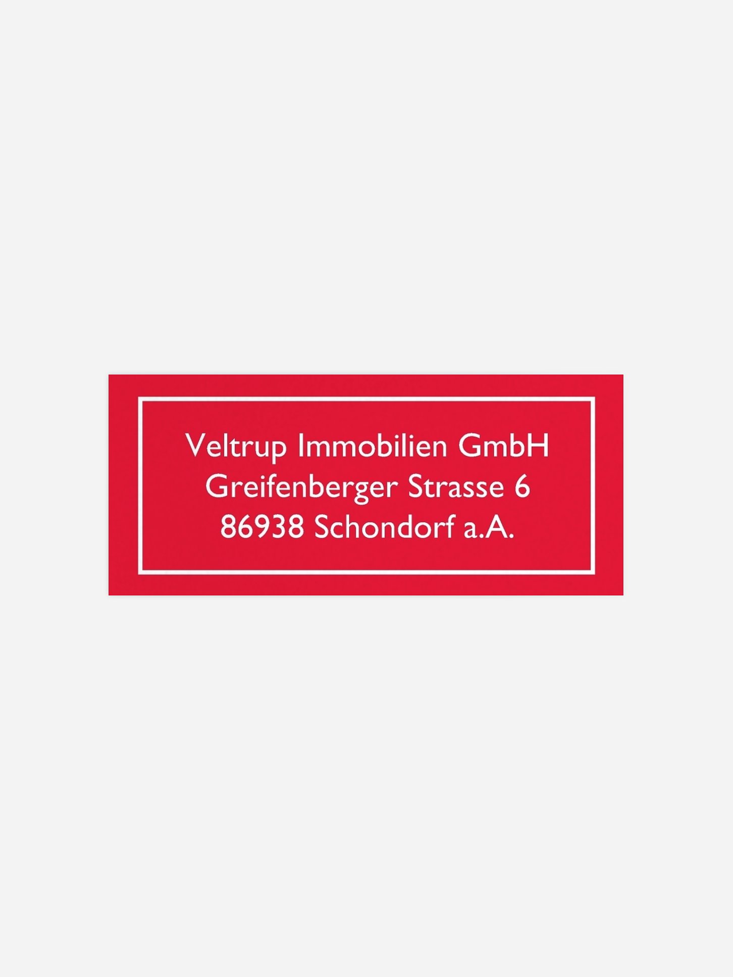 Absenderaufkleber geschäftl. Weihnachten Porträt