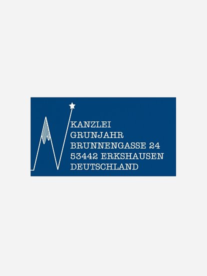 Empfängeraufkleber geschäftl. Weihnachten Gipfelstürmer Premium