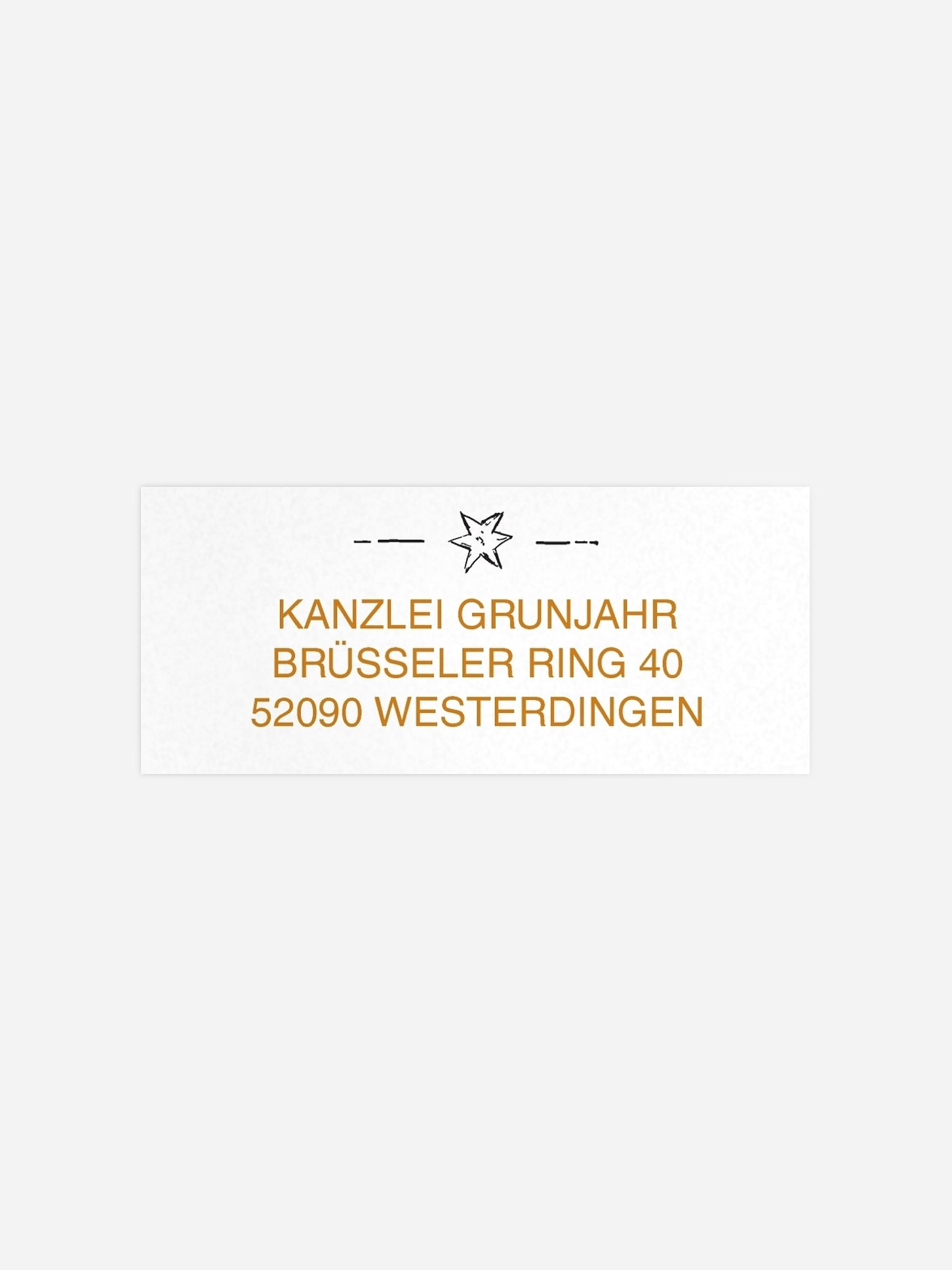 Absenderaufkleber geschäftl. Weihnachten Weihnachtshirsch