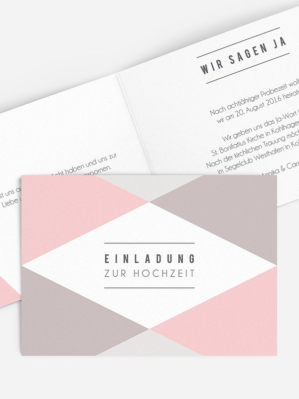Hochzeitseinladung Urban