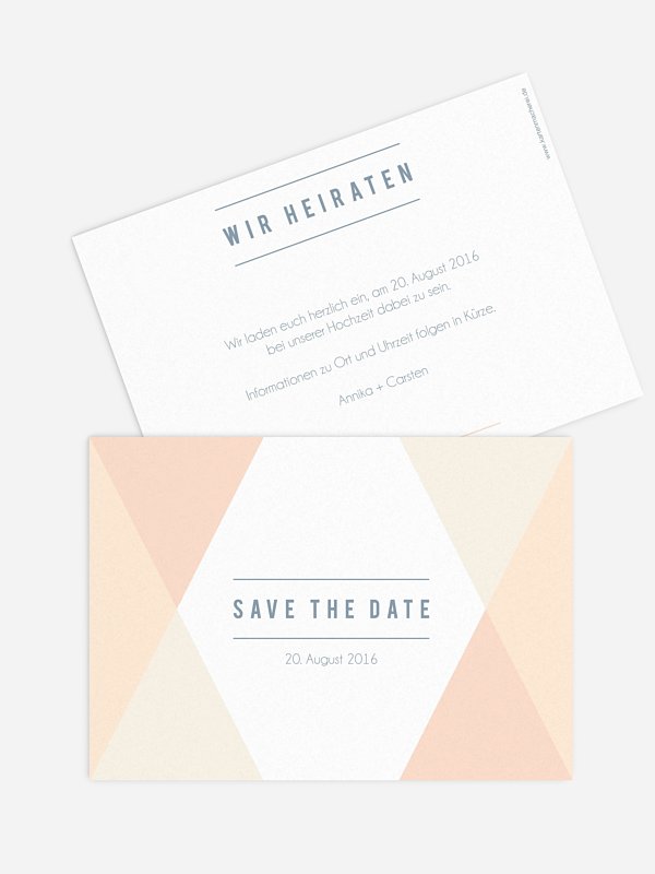 Save-the-Date Karte Urban