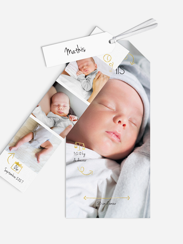 Faire-part naissance Petits Pictos