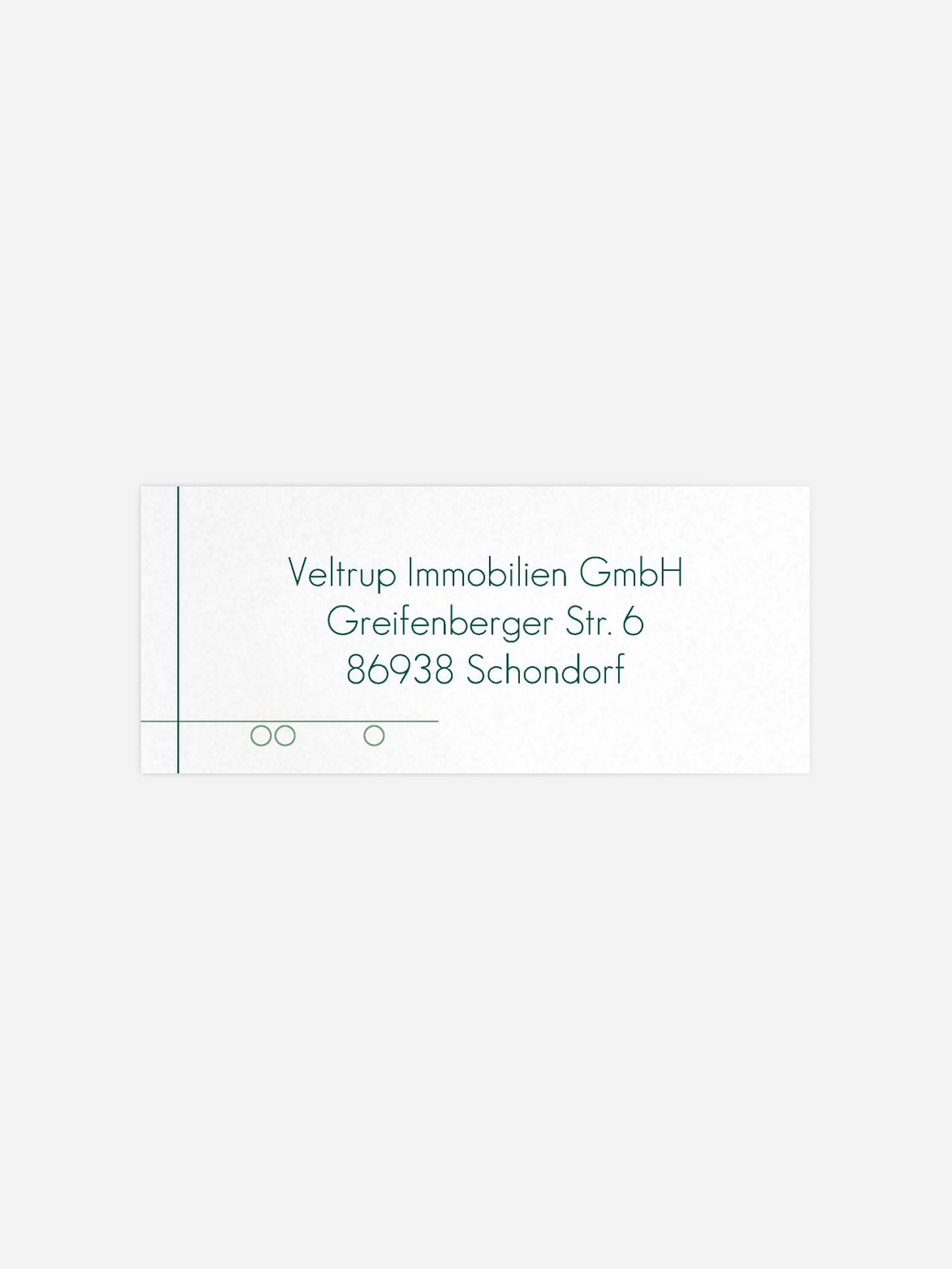 Absenderaufkleber geschäftl. Weihnachten Architekt