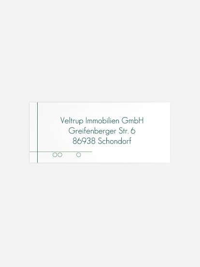 Absenderaufkleber geschäftl. Weihnachten Architekt