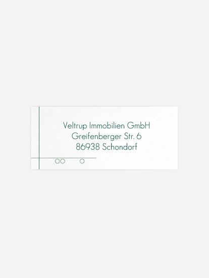 Absenderaufkleber geschäftl. Weihnachten Architekt