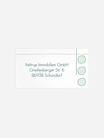 Empfängeraufkleber geschäftl. Weihnachten Architekt