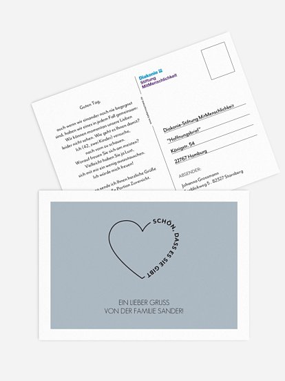 Charity-Karten Herzensworte