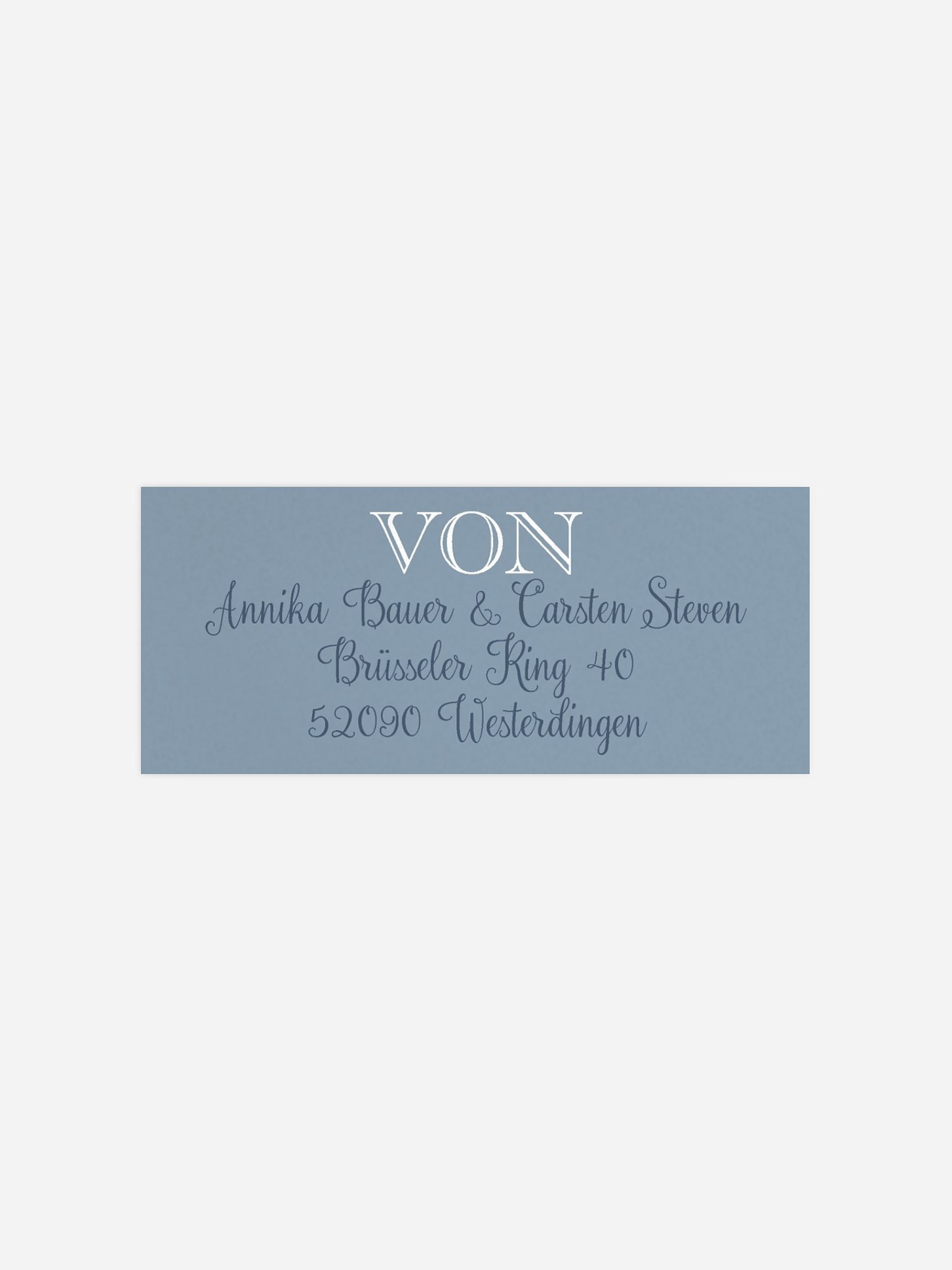 Absenderaufkleber Hochzeit Mixed Up