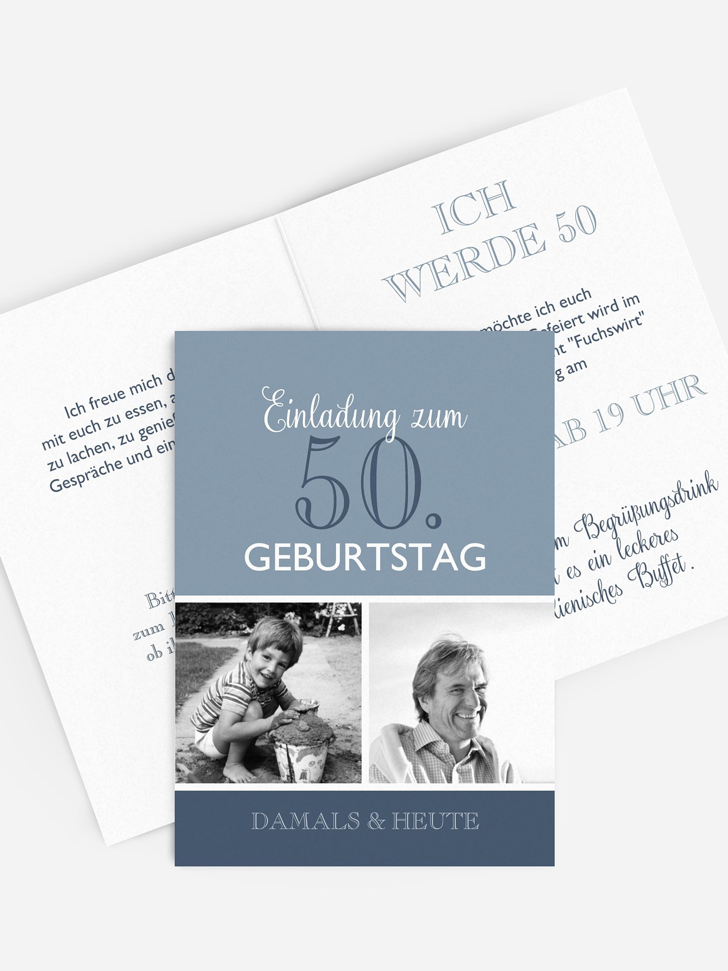 Einladung 50. Geburtstag Mixed Up