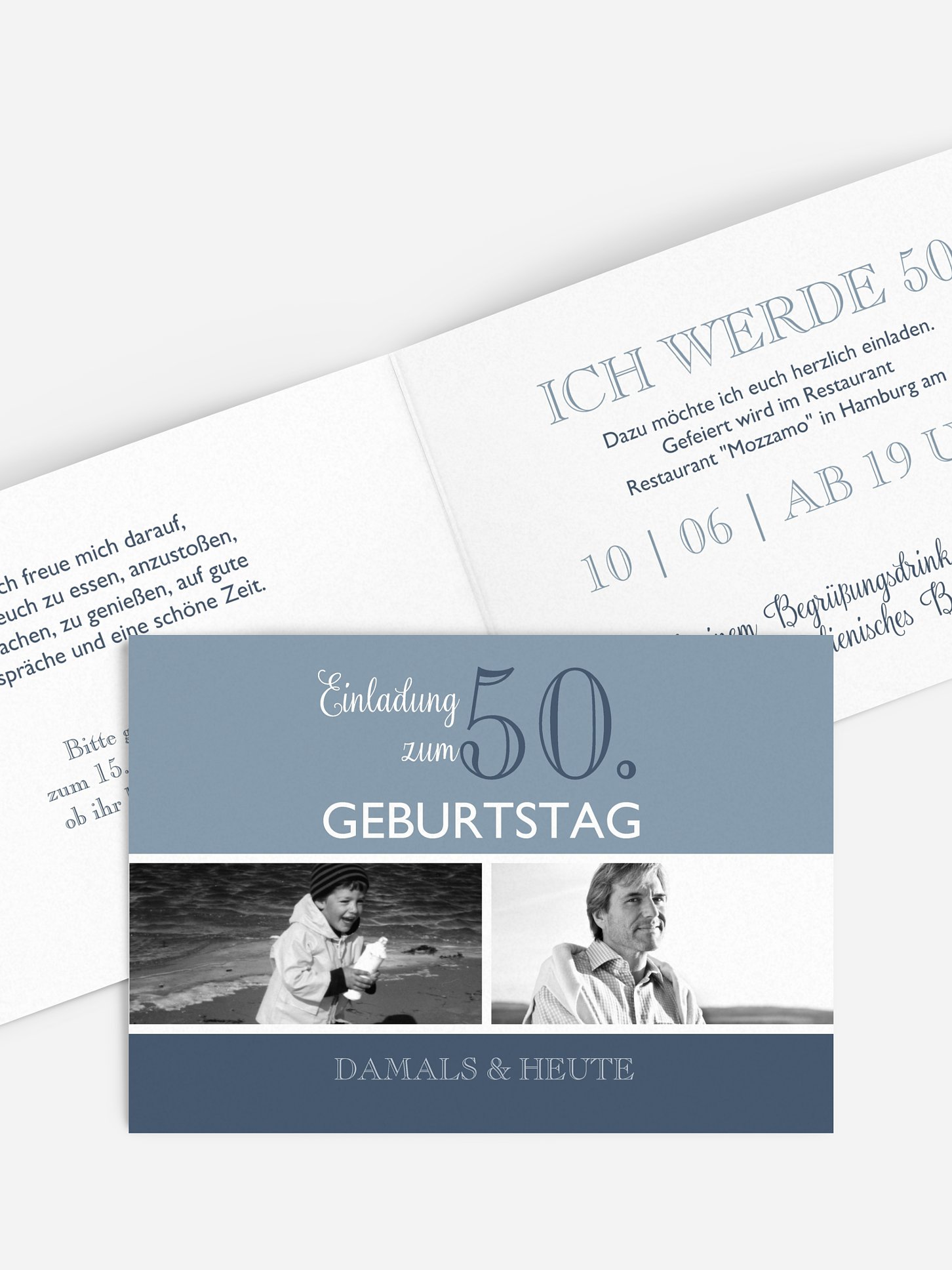 Einladung 50. Geburtstag Mixed Up