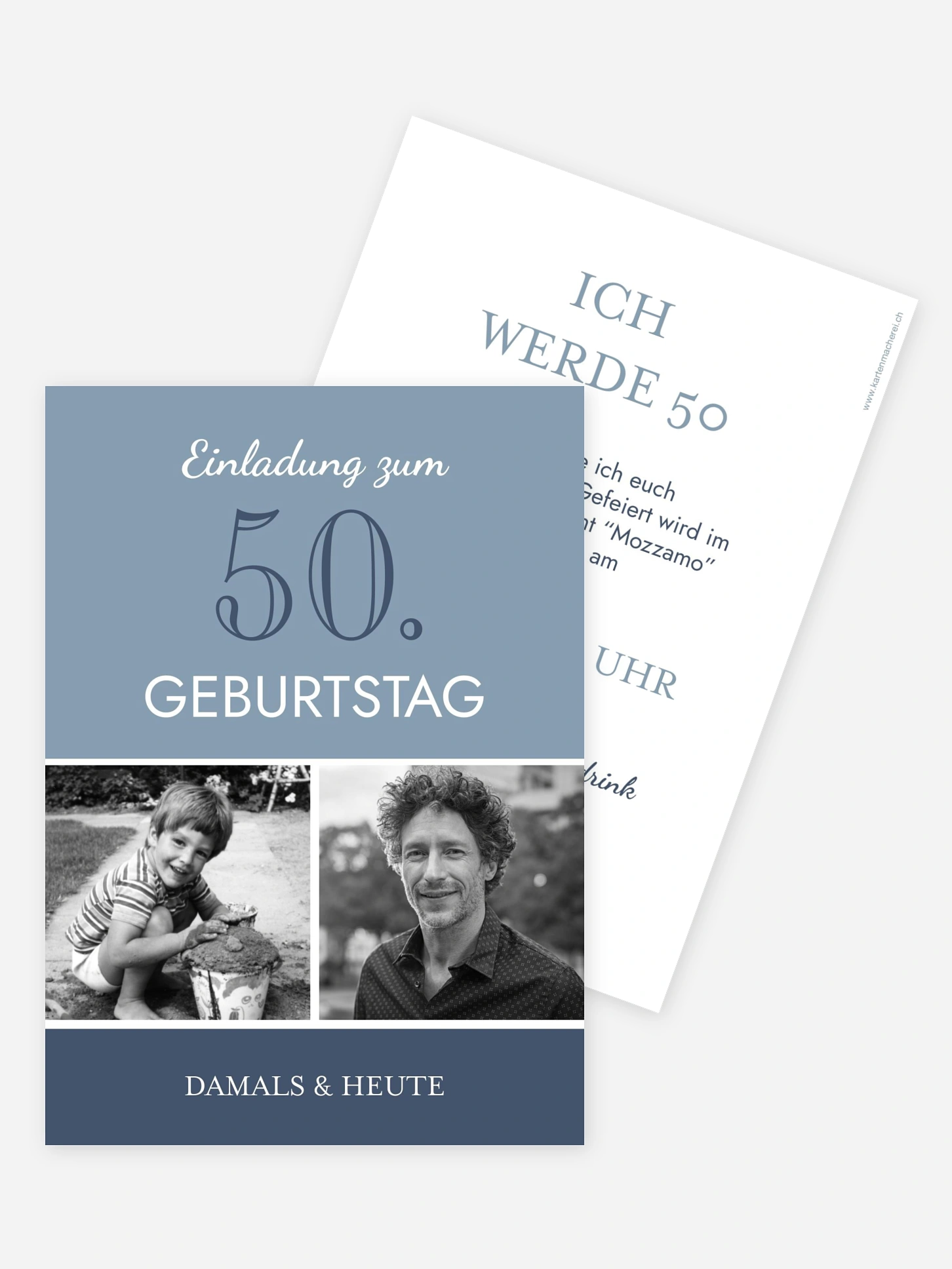 Einladung 50. Geburtstag Mixed Up