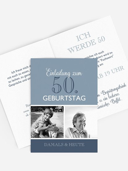 Einladung 50. Geburtstag Mixed Up