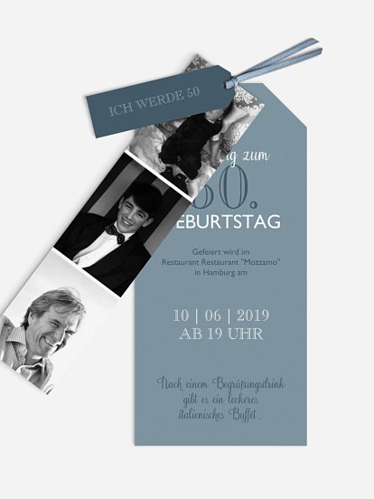 Einladung 50. Geburtstag Mixed Up