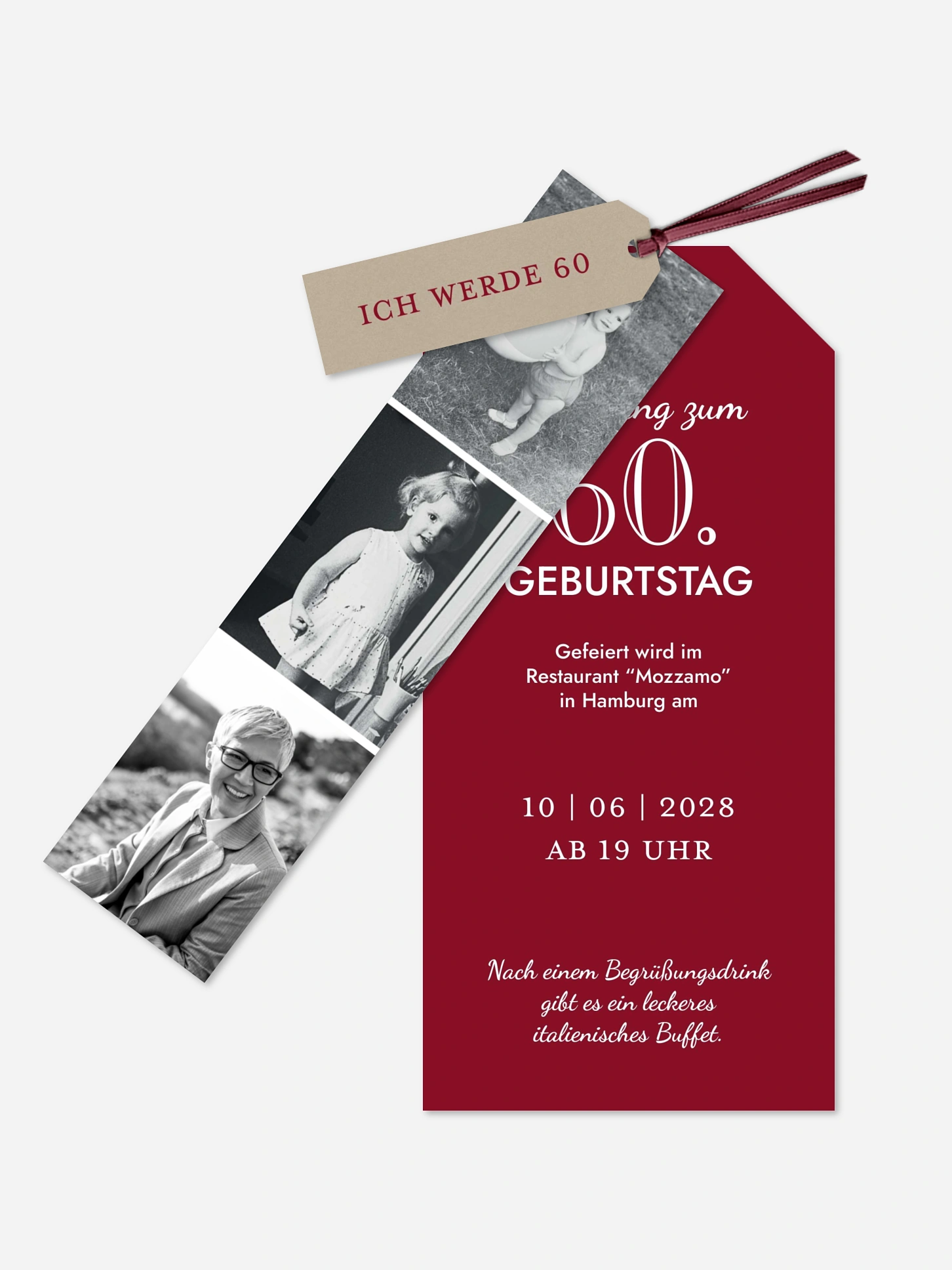 Einladung 60. Geburtstag Mixed Up