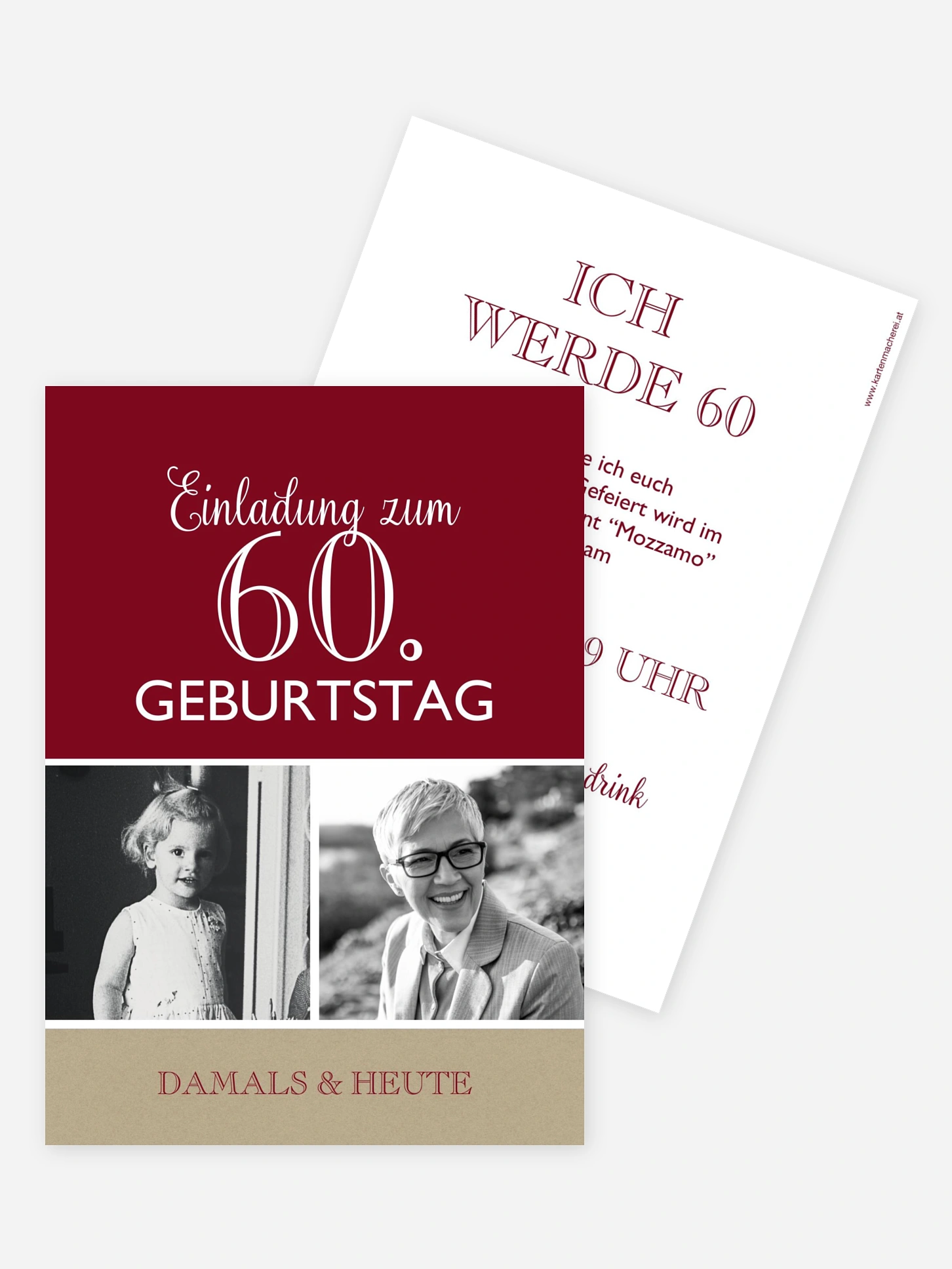 Einladung 60. Geburtstag Mixed Up