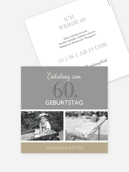 Einladung 60. Geburtstag Mixed Up