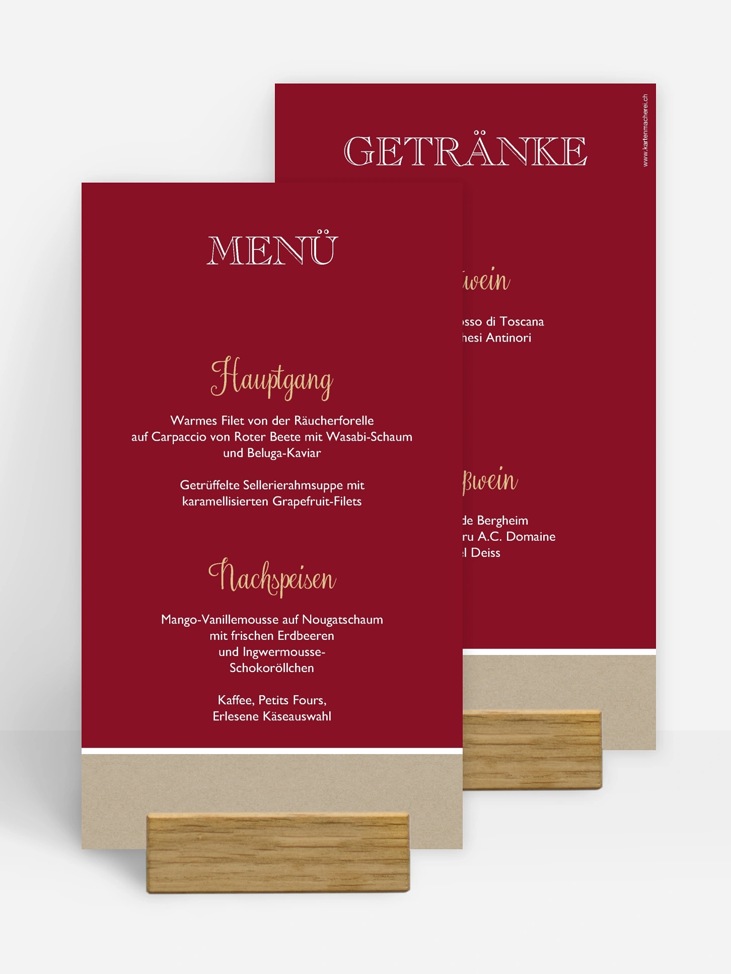 Menükarte Geburtstag Mixed Up