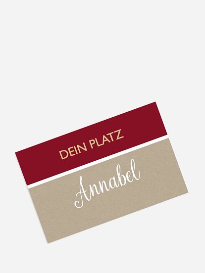 Tischkarte Geburtstag Mixed Up