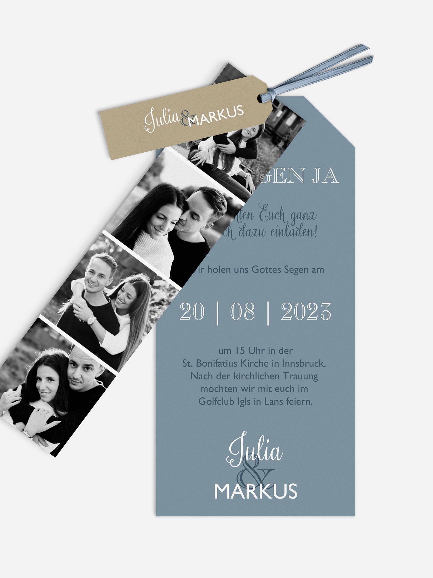 Hochzeitseinladung Mixed Up