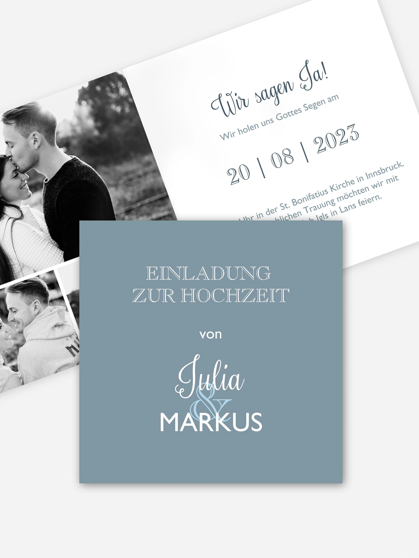 Hochzeitseinladung Mixed Up