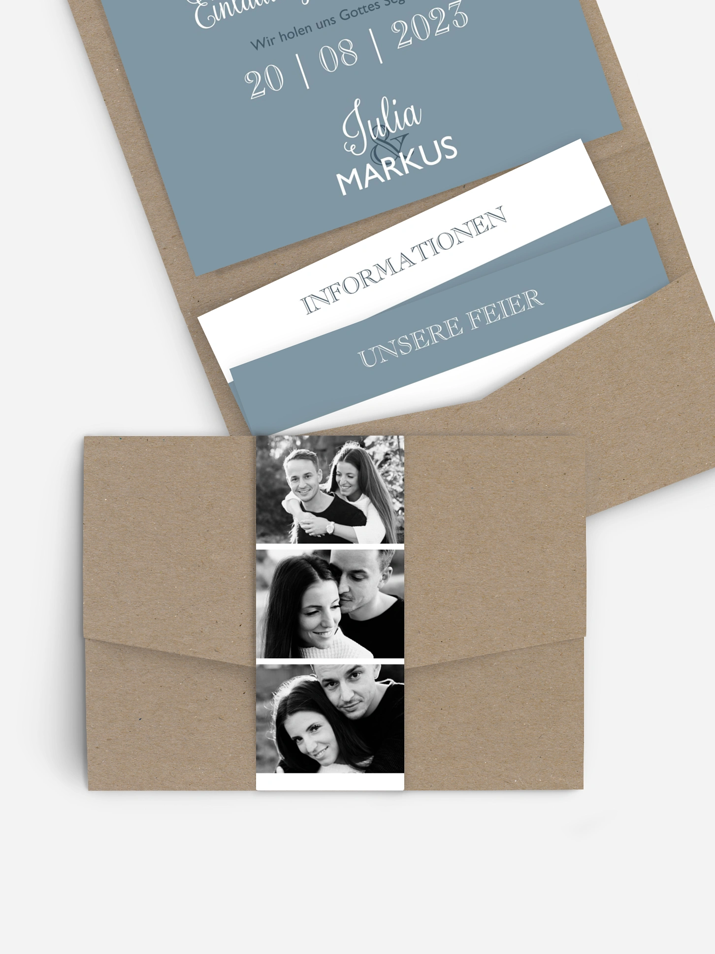 Hochzeitseinladung Mixed Up
