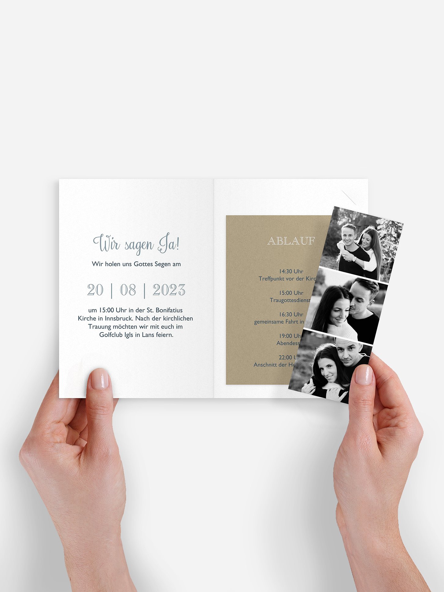 Hochzeitseinladung Mixed Up