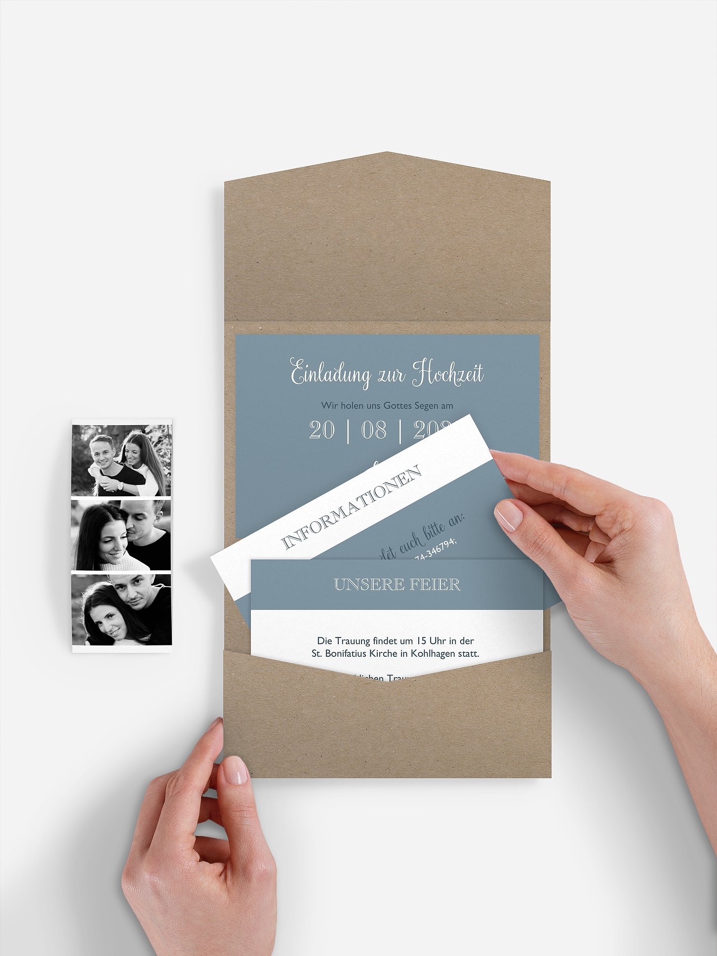 Hochzeitseinladung Mixed Up