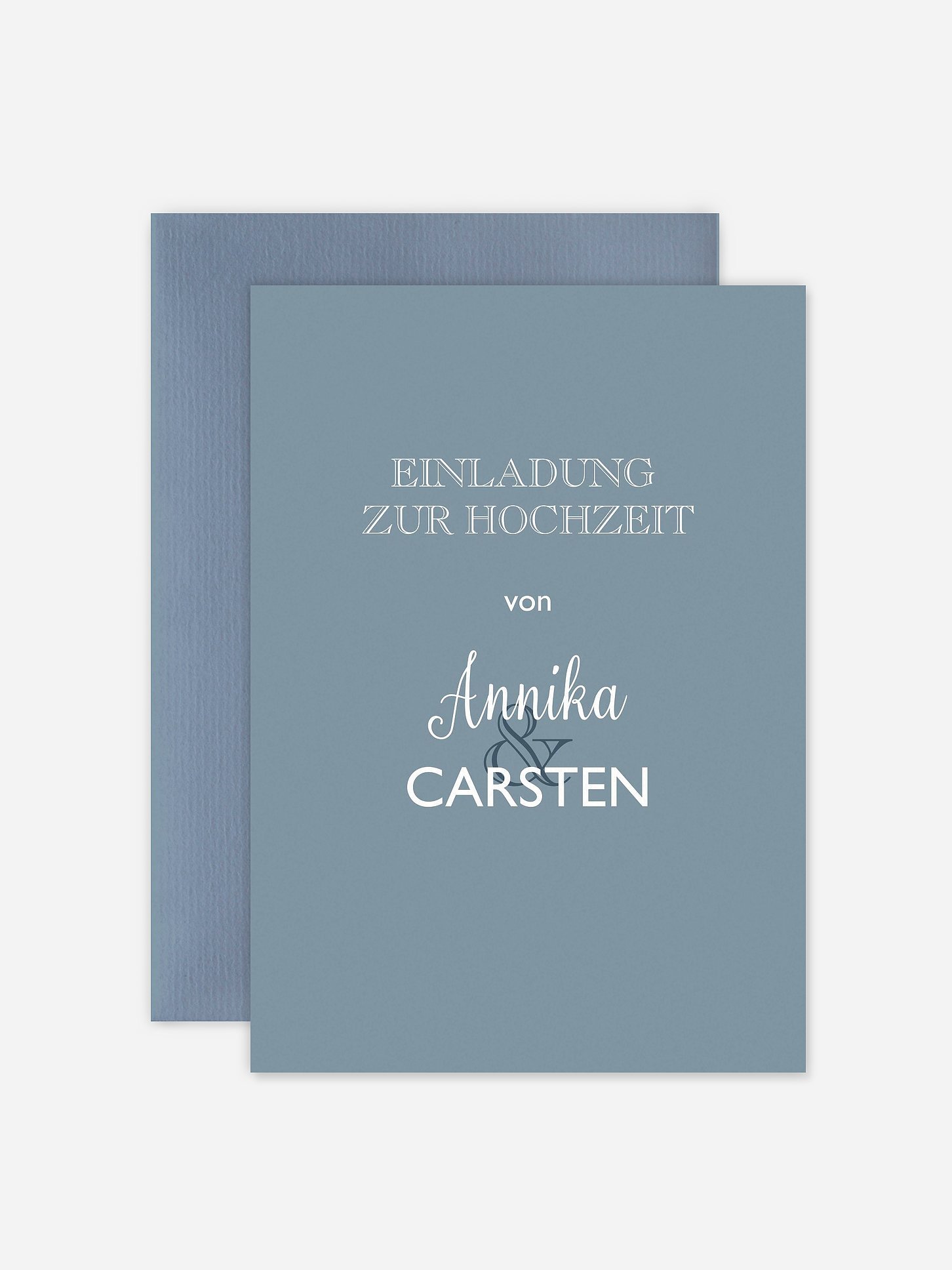Hochzeitseinladung Mixed Up