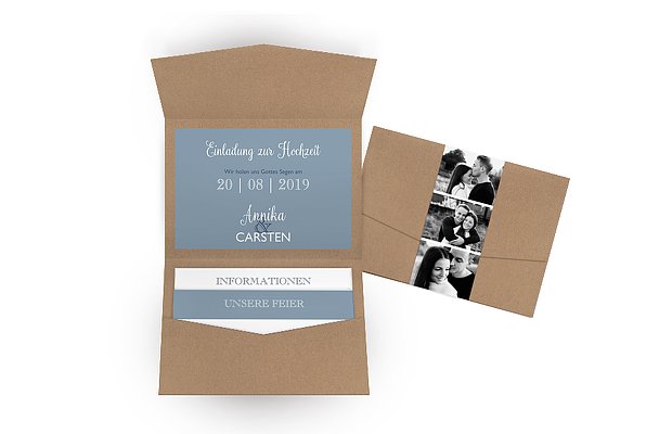 Hochzeitseinladung Mixed Up