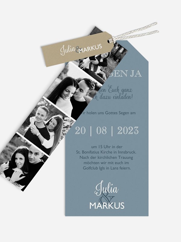 Hochzeitseinladung Mixed Up