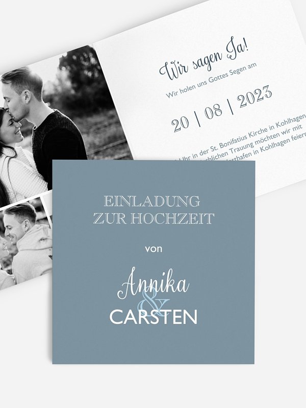 Hochzeitseinladung Mixed Up
