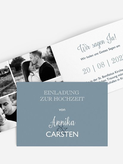 Hochzeitseinladung Mixed Up