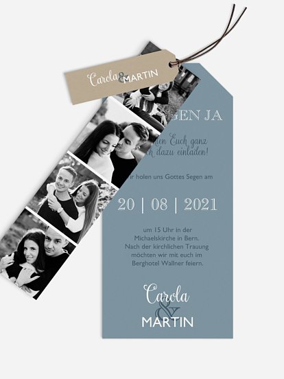 Hochzeitseinladung Mixed Up
