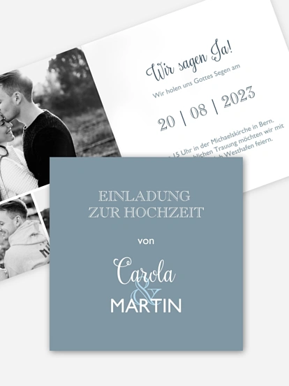 Hochzeitseinladung Mixed Up