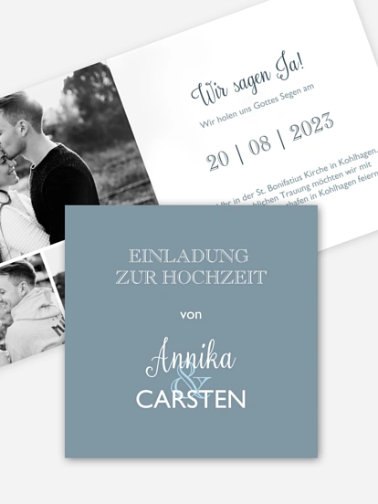 Hochzeitseinladung Mixed Up