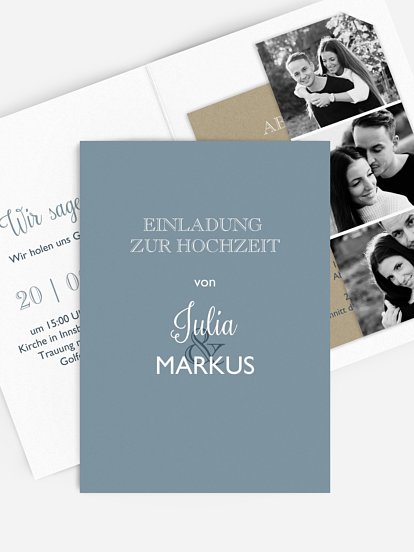 Hochzeitseinladung Mixed Up