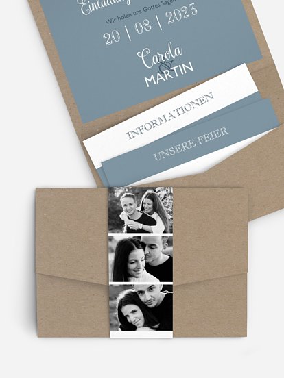 Hochzeitseinladung Mixed Up