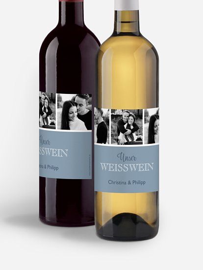 Flaschenetikett Hochzeit Mixed Up