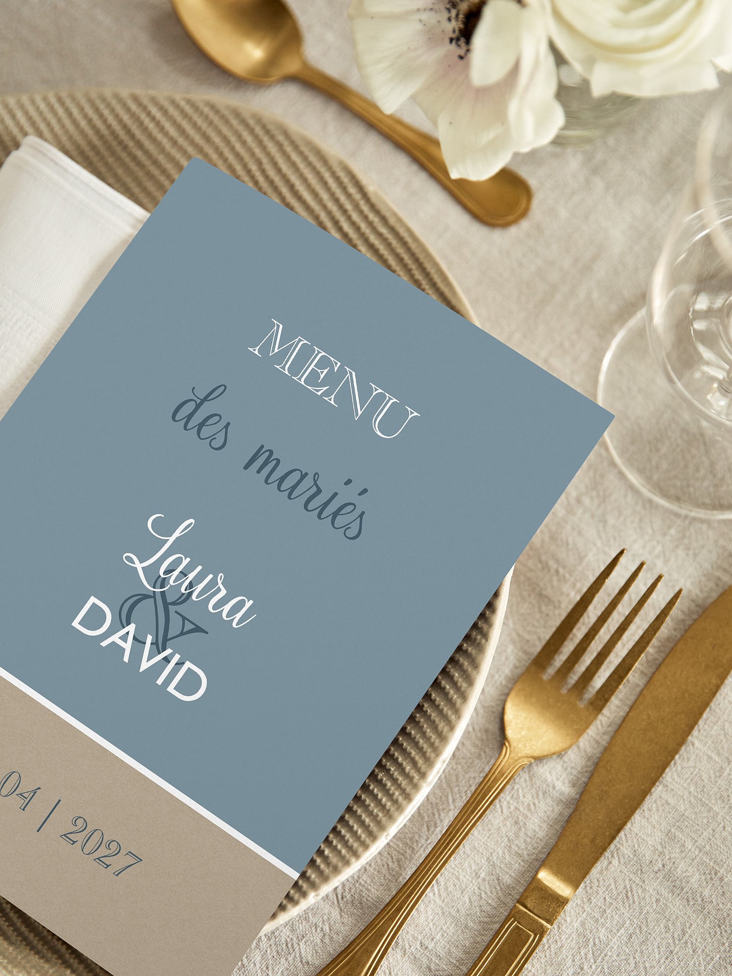 Menu mariage Simplicité