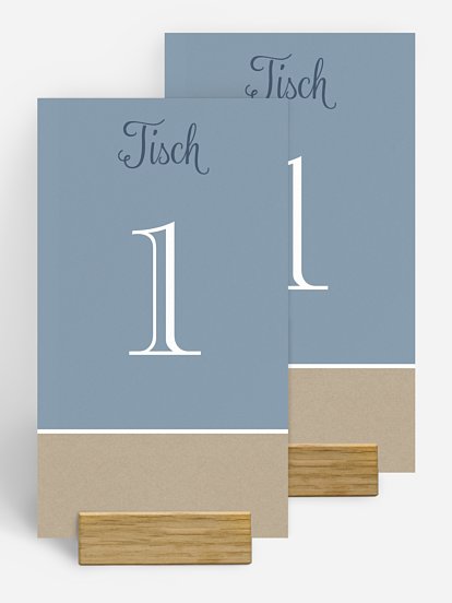 Tischnummer Mixed Up