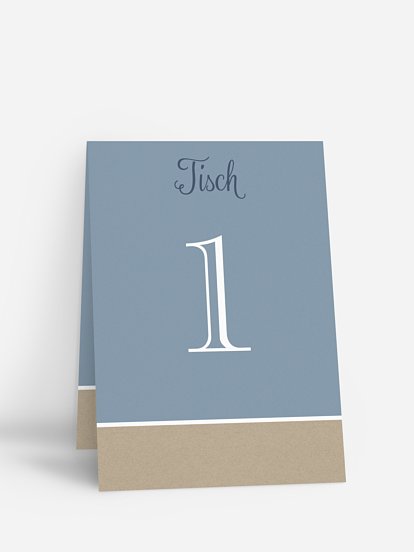 Tischnummer Mixed Up