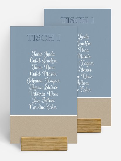 Gruppentischkarte Mixed Up