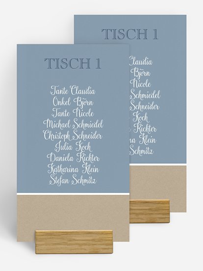 Gruppentischkarte Mixed Up